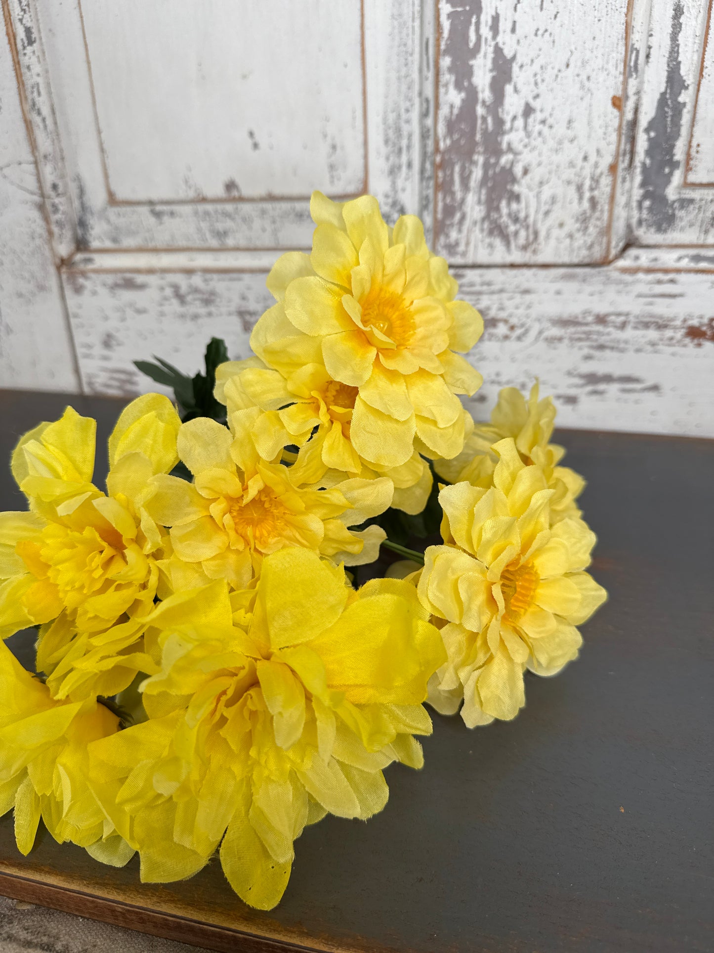 Yellow Silk Flowers (A1)