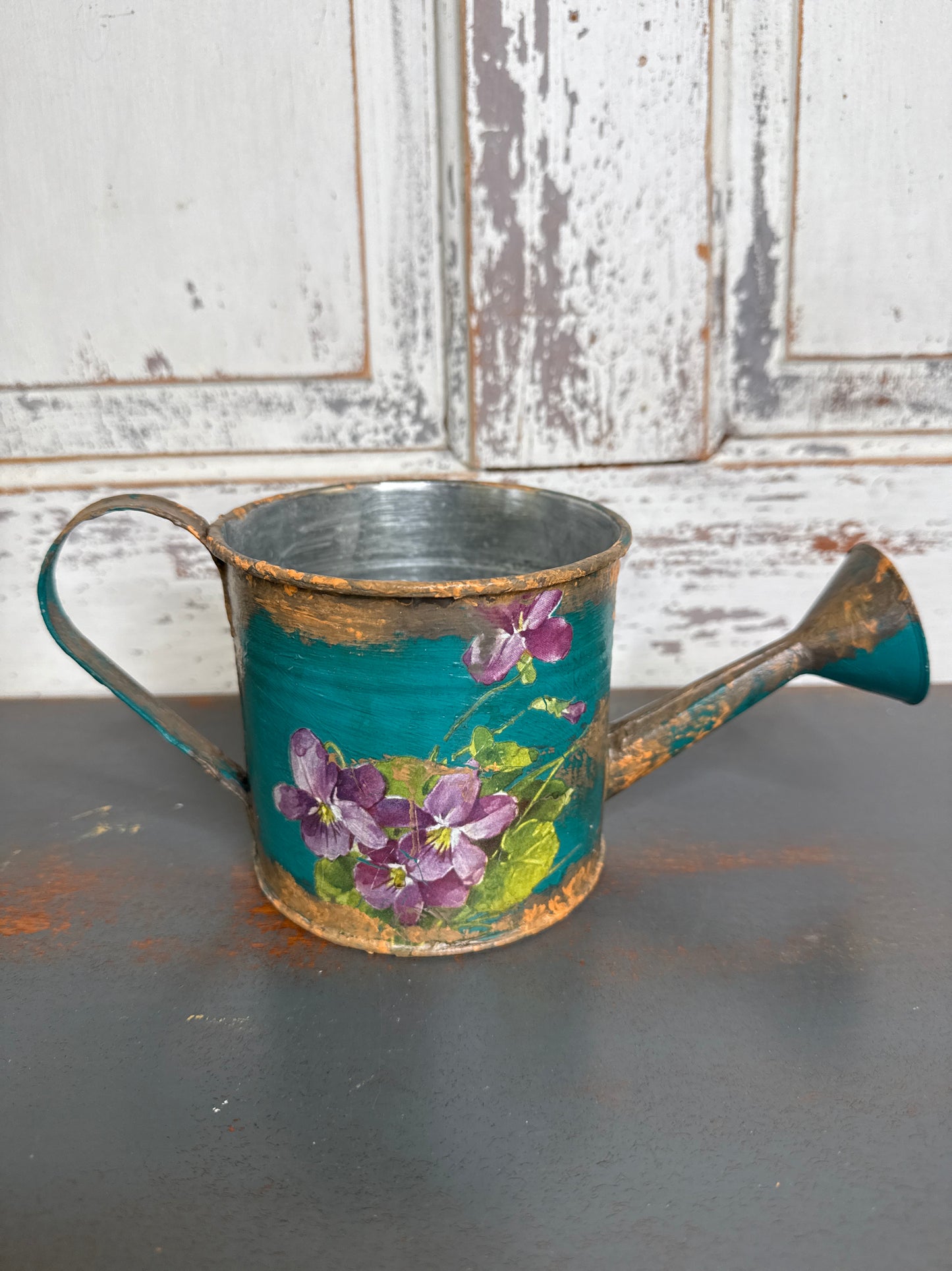 Painted Watering Can (A1)