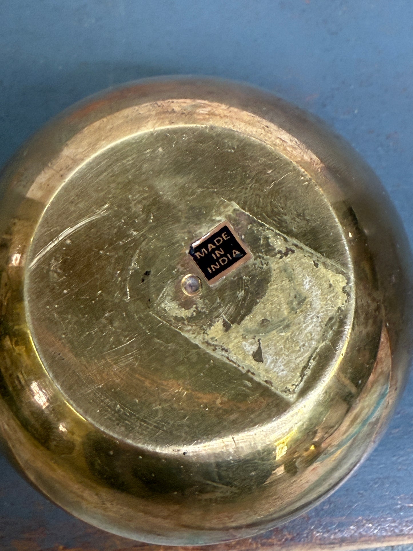 Vintage Brass Votive Holder (A1)
