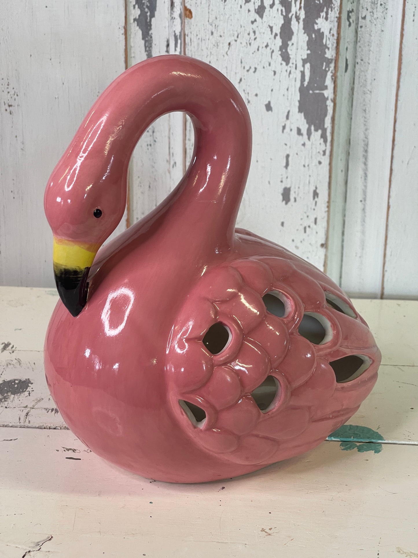 Pink Flamingo with LED t-lite