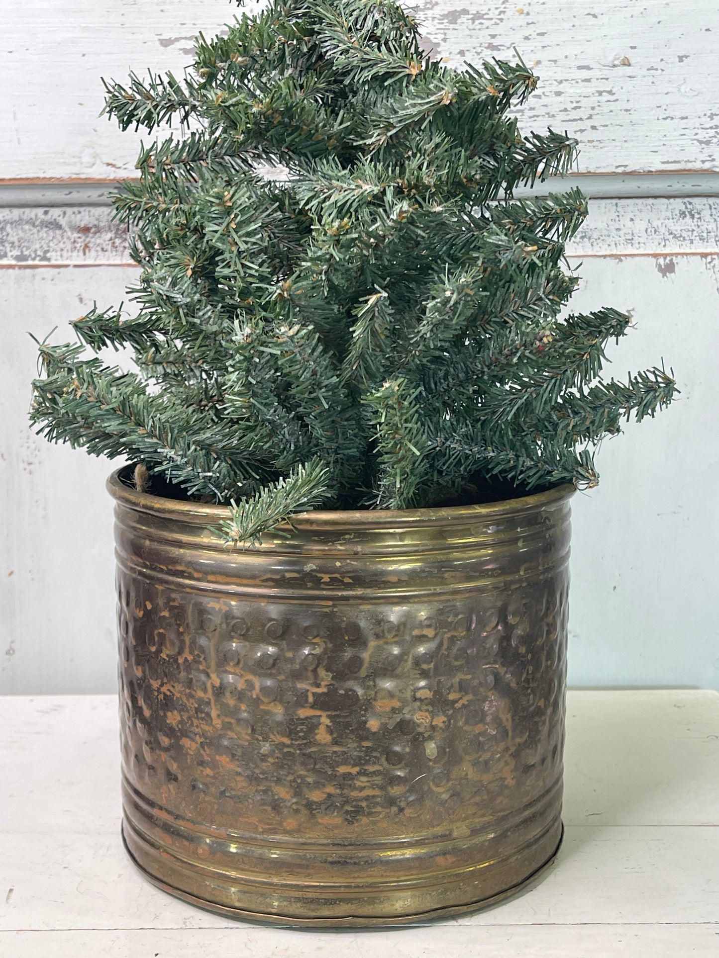 Metal Copper Container with Great Patina | Home Decor
