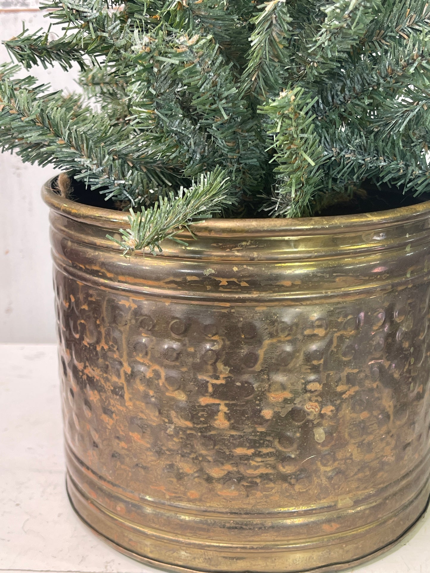 Metal Copper Container with Great Patina | Home Decor