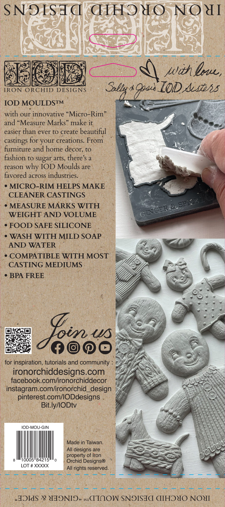 Ginger and Spice 6×10 Decor Moulds™