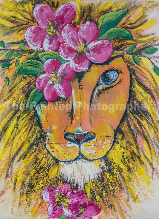 Eye of Fire - Lioness - Connie's Rice Paper