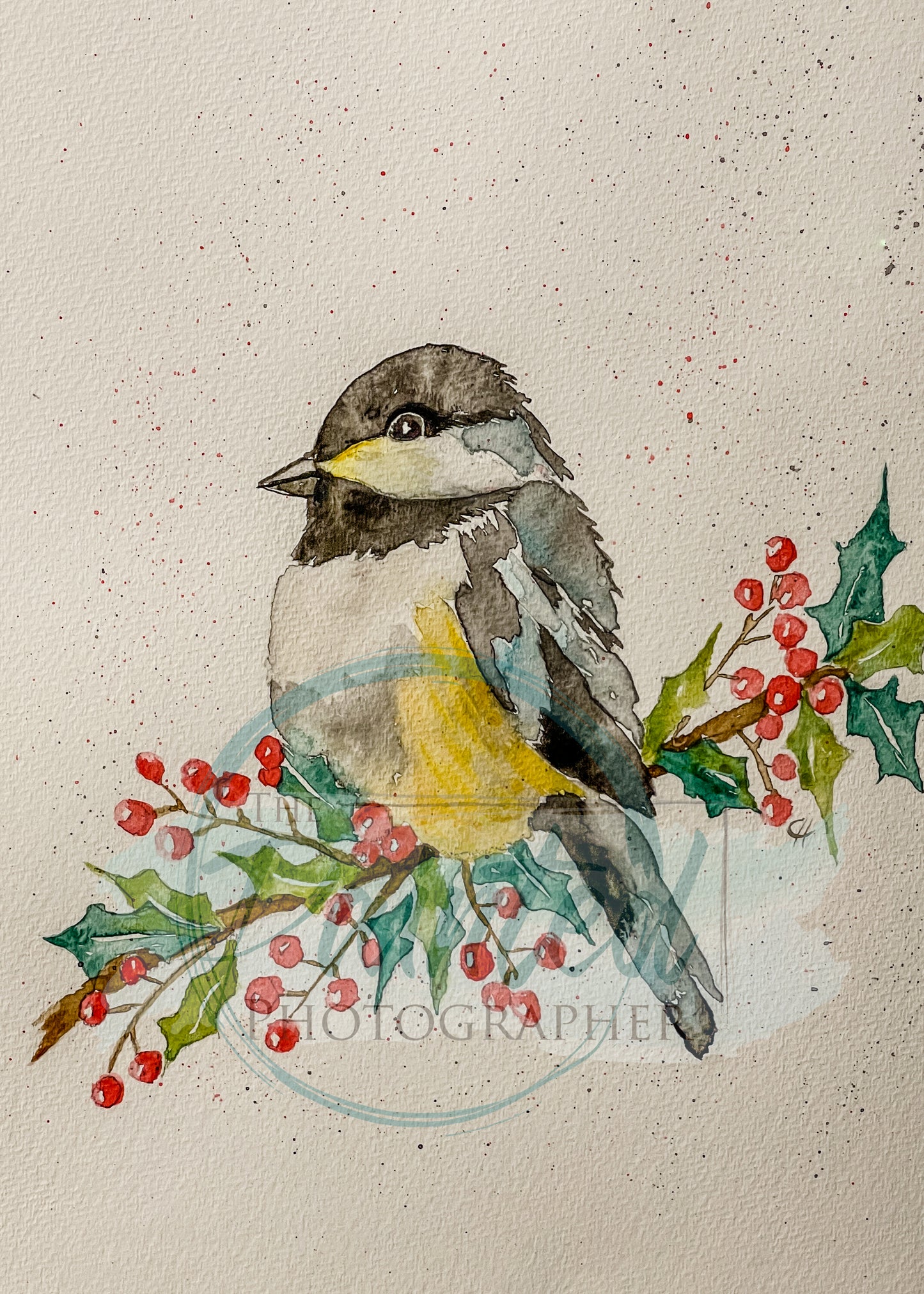 Merry Tweet Mis Watercolor - Connie's Rice Paper