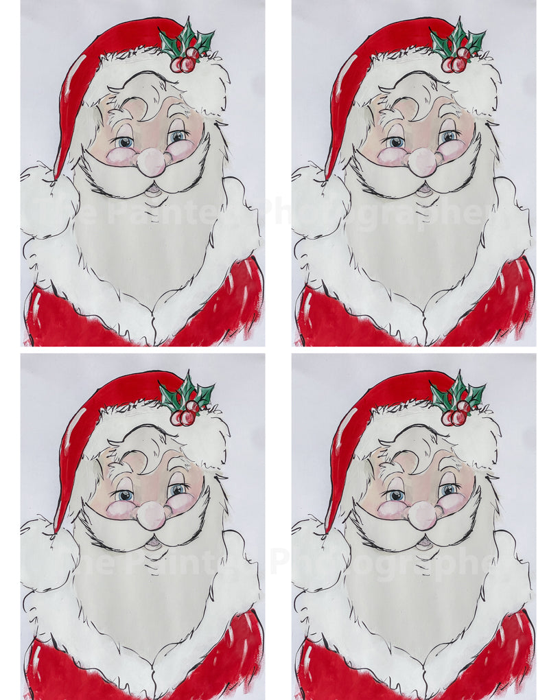 Mr Santa Clause 3.5x5 - Connie's Rice Paper