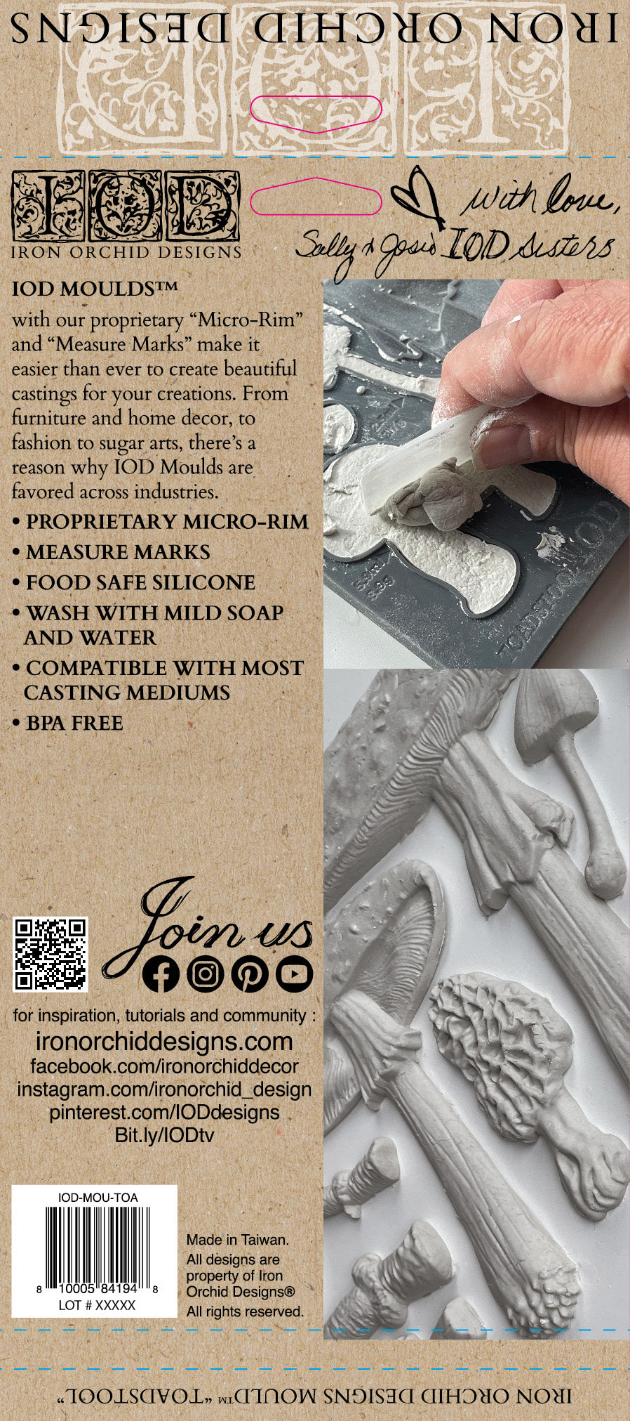 Toad Stool 6x10 Decor Moulds™