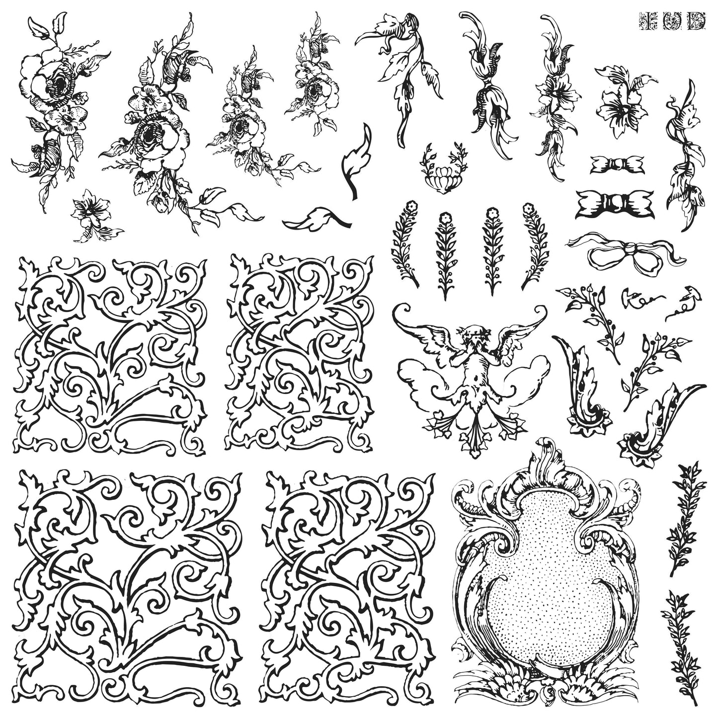Alphabellies 12x12 Decor Stamp™