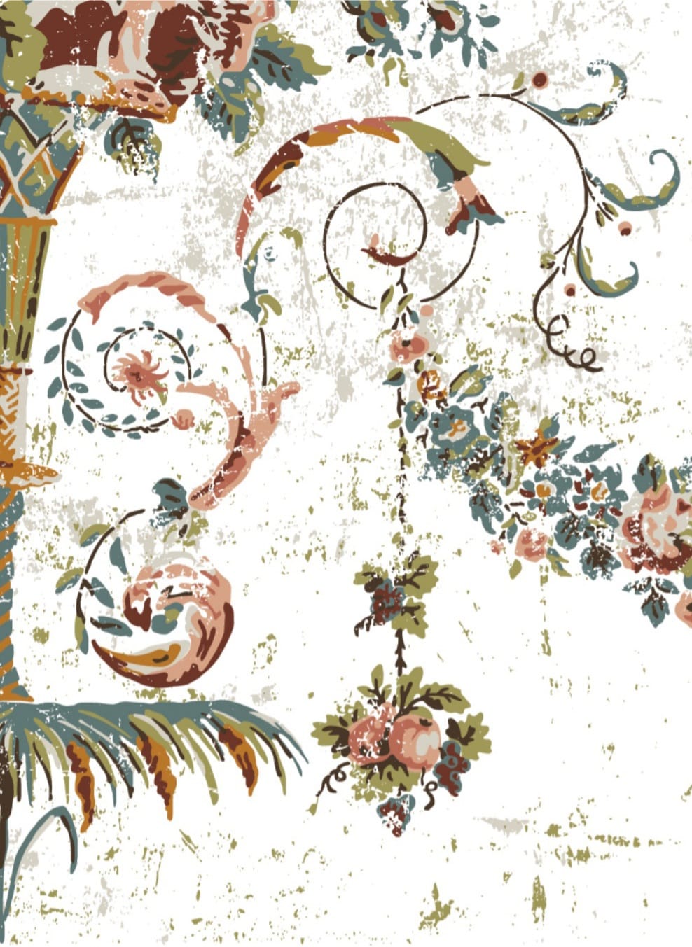 Chateau IOD Paint Inlay 8 Sheets - 12x16 Pad