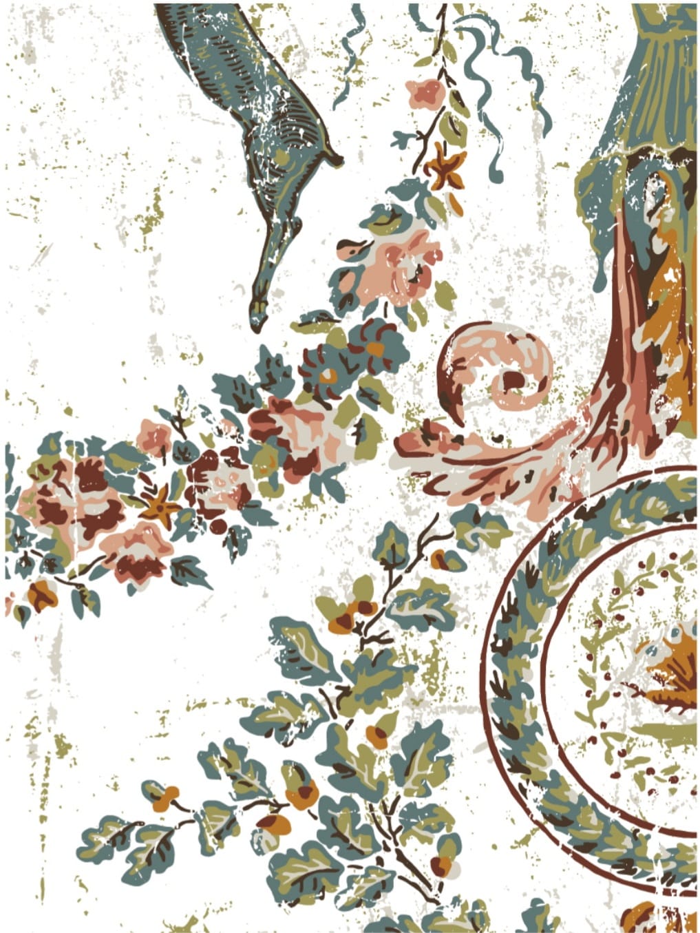 Chateau IOD Paint Inlay 8 Sheets - 12x16 Pad