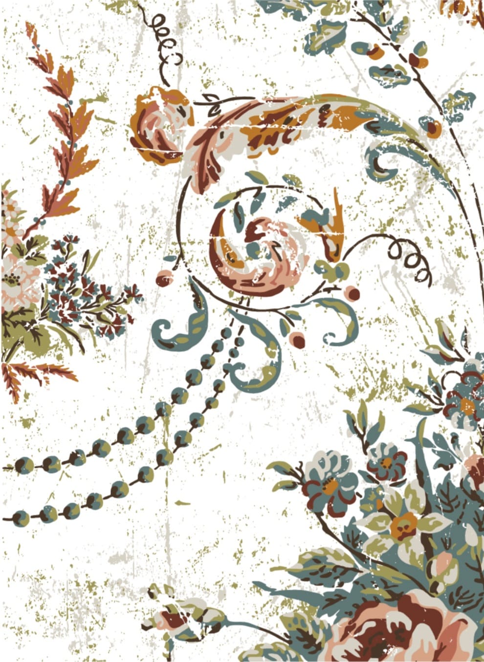 Chateau IOD Paint Inlay 8 Sheets - 12x16 Pad