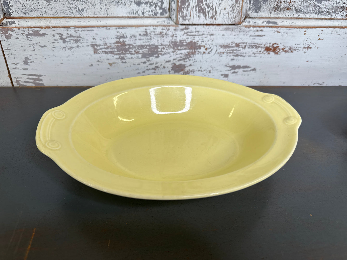 Lu-Ray Pastels Yellow Serving Dish (A1)