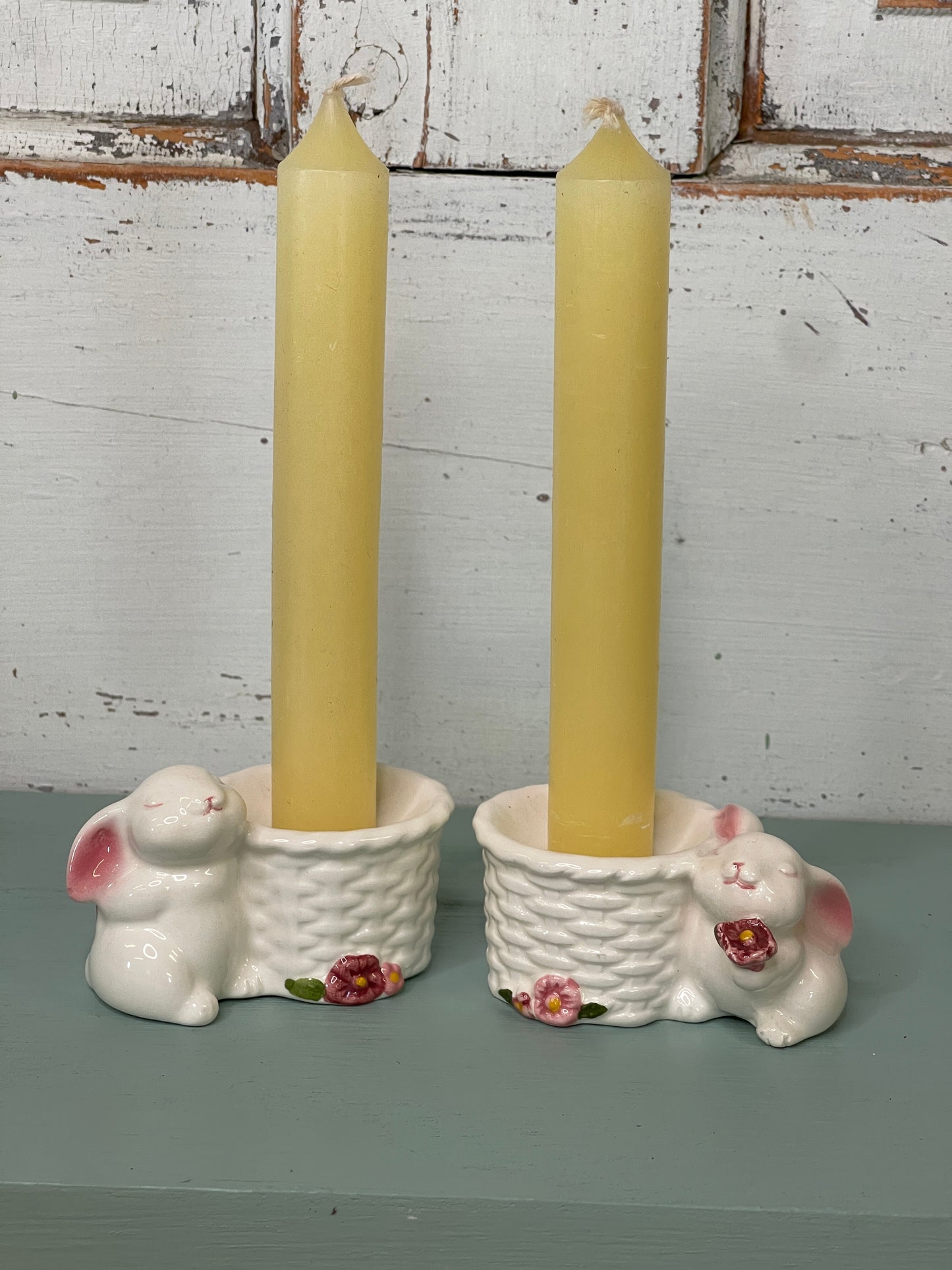 Avon Bunny Candle Holders (set of 2)