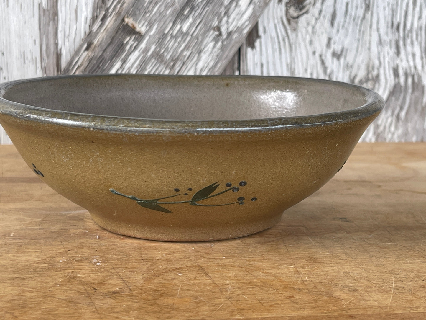 ROWE Pottery Works Bowl with floral design