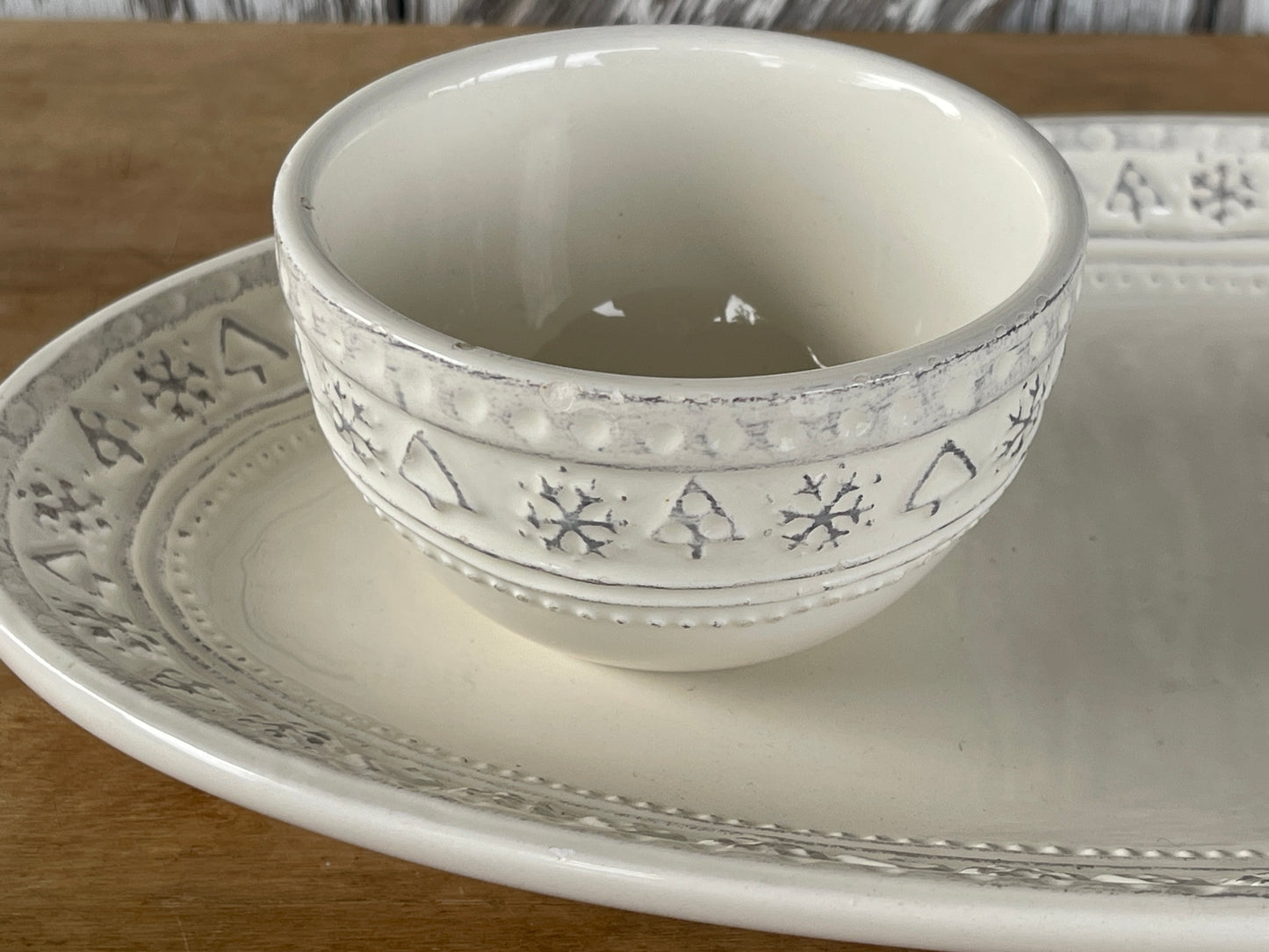 Hallmark Chip and Dip Platter and Bowl Set