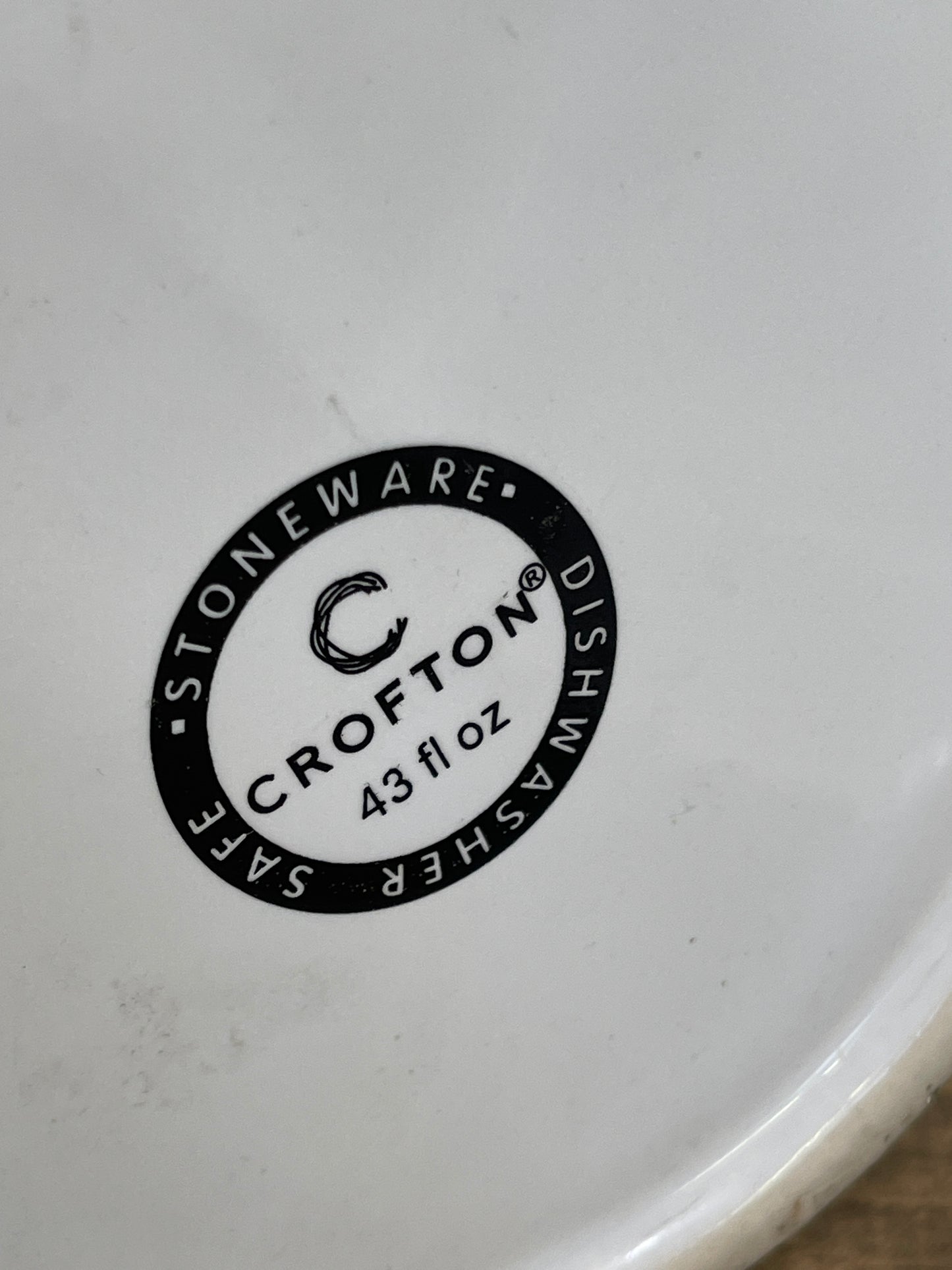 Crofton Stoneware Sugar Container with Spoon