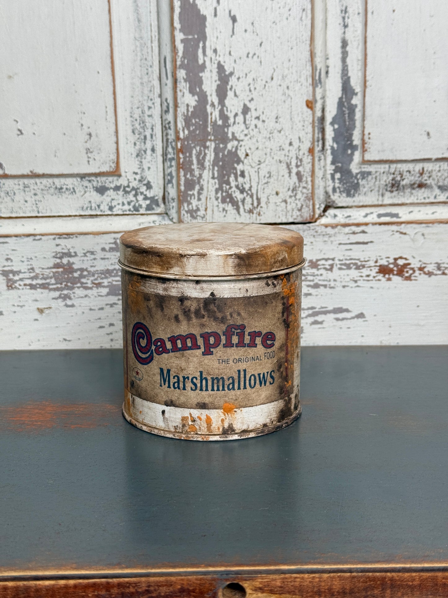 Upcycled Campfire Marshmallow Tin - Reproduction (C3)