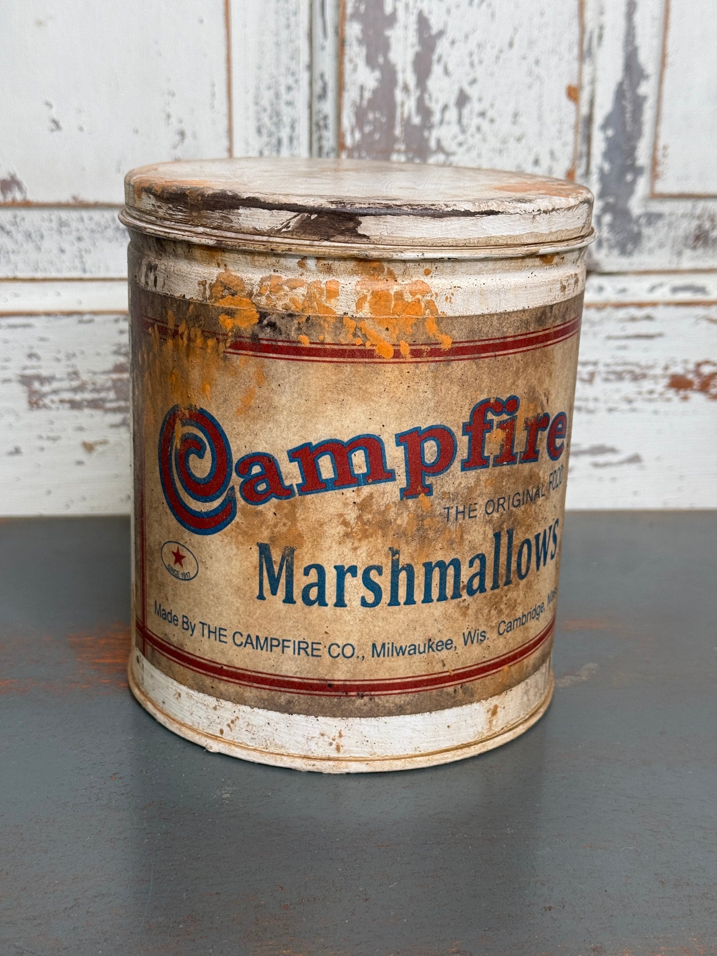 Upcycled Campfire Marshmallow Tin - Reproduction (C3)