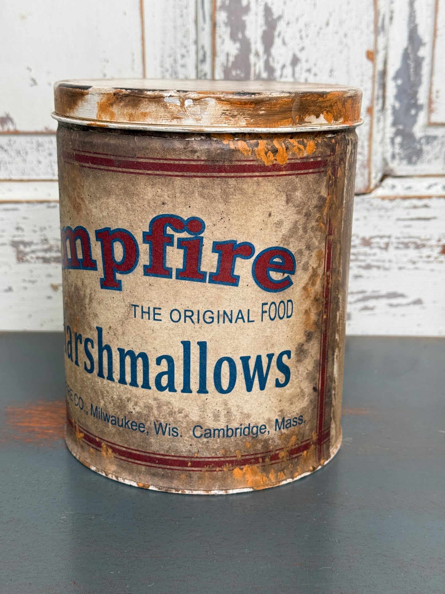 Upcycled Campfire Marshmallow Tin - Reproduction (C3)