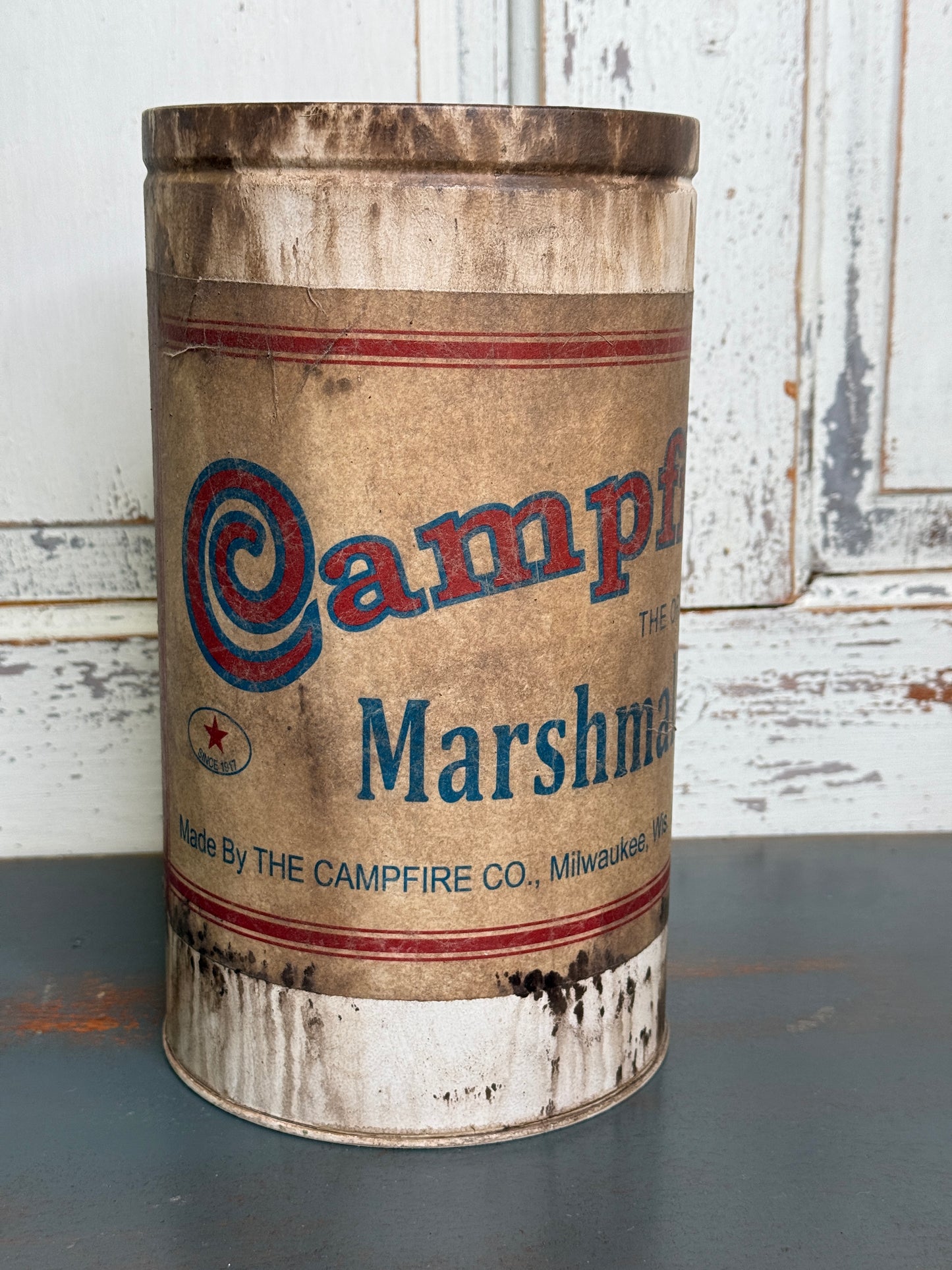 Upcycled Campfire Marshmallow Tin - Reproduction (C3)