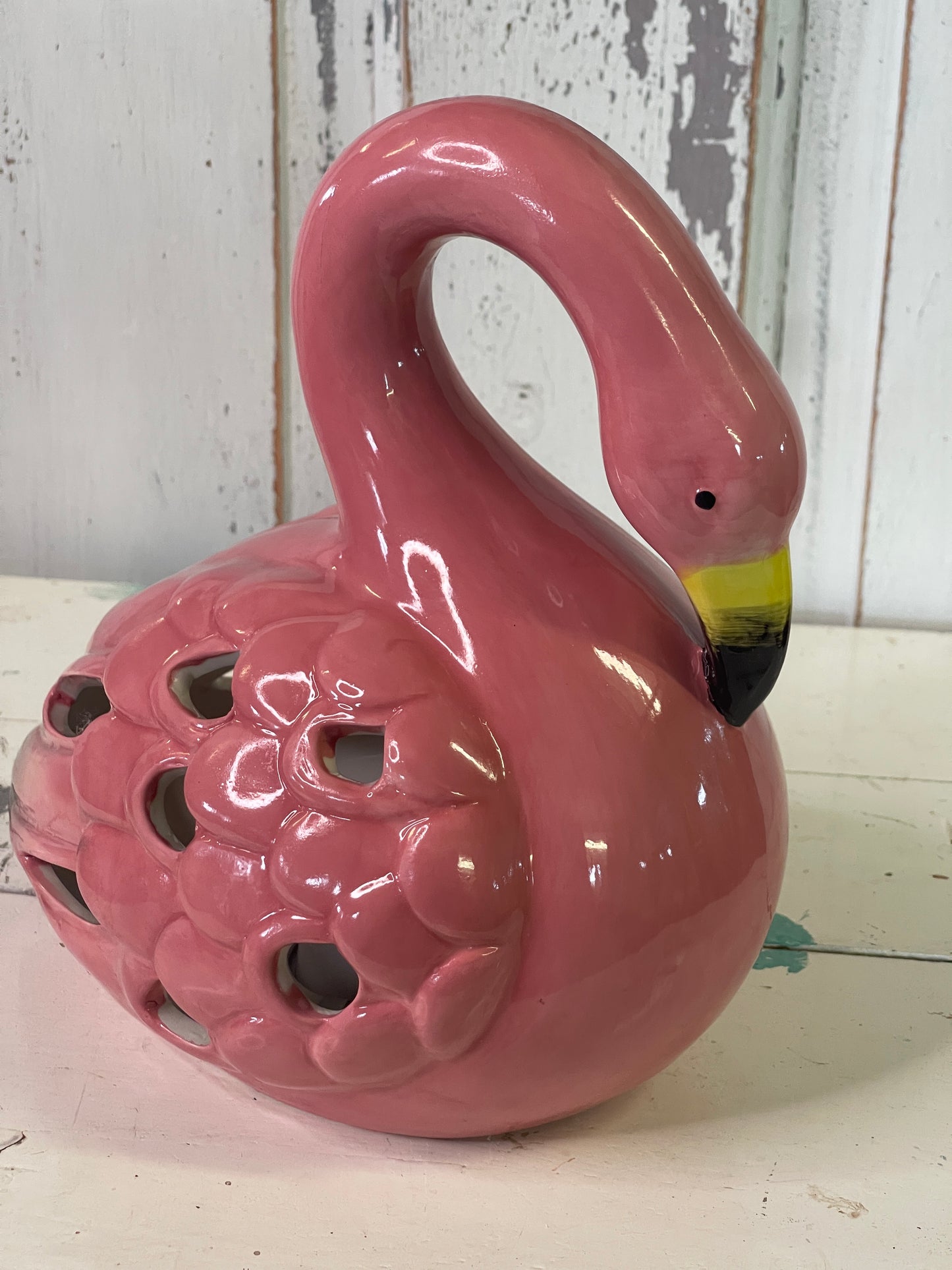 Pink Flamingo with LED t-lite