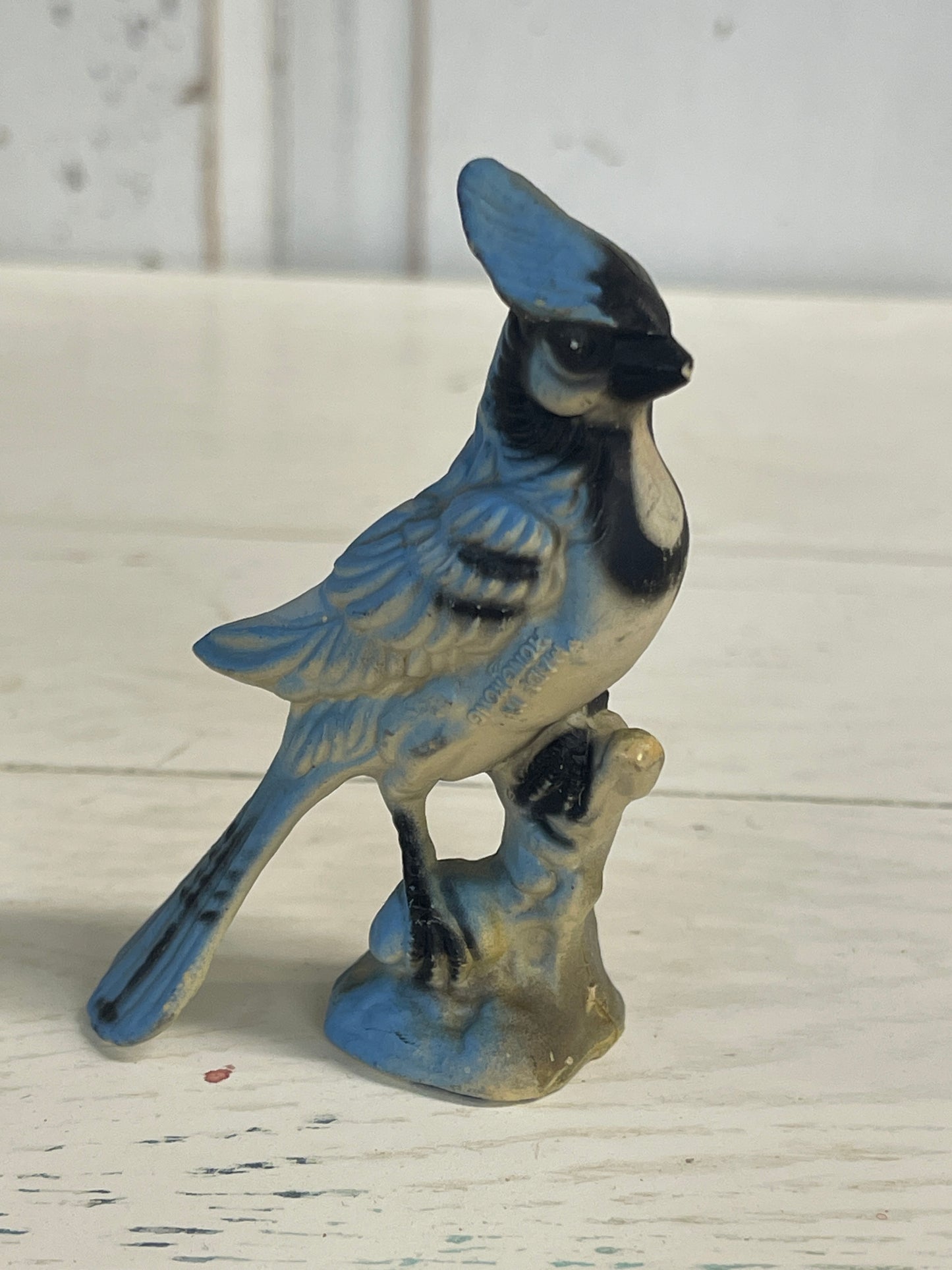 Small Blue Jay Figurine