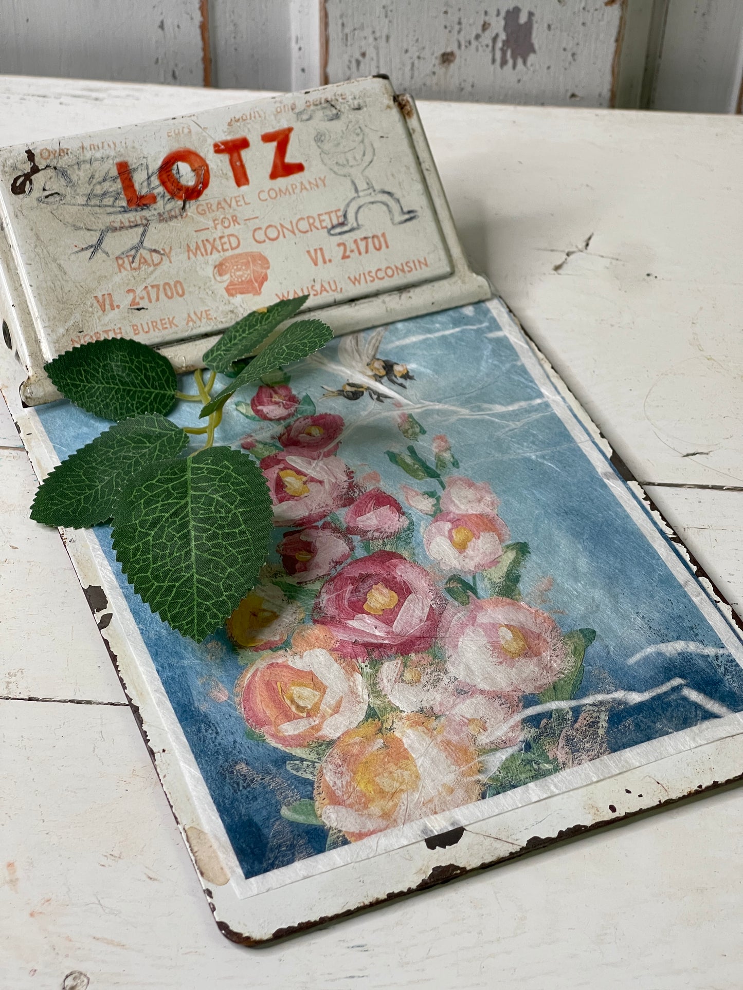 Lotz Vintage Small Metal Clipboard