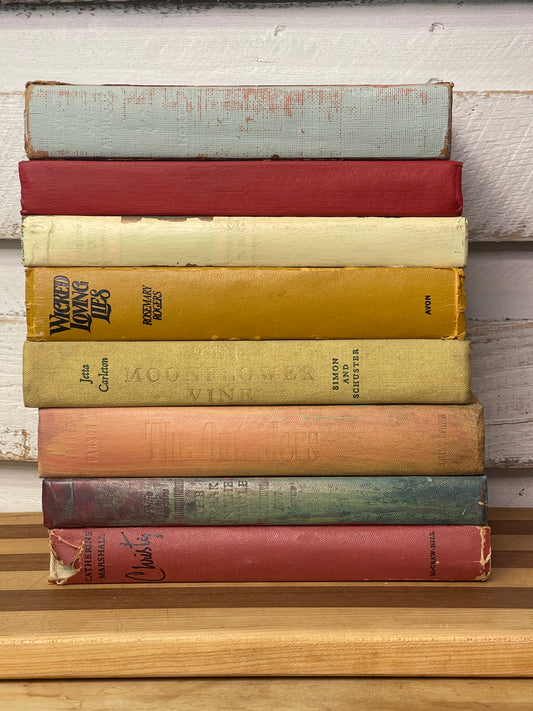 Vintage Books for Craft Projects or Display