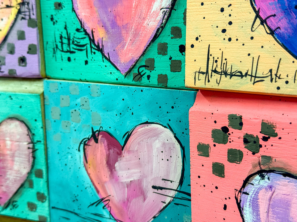 January Heart Painting On-line Class (Jan 16th)