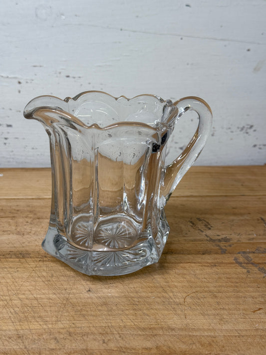 Thick Glass Vintage Creamer (A2)