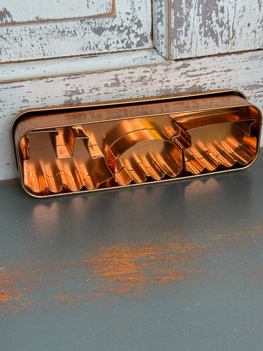 Copper Train Cookie Cutter with Case (C2)