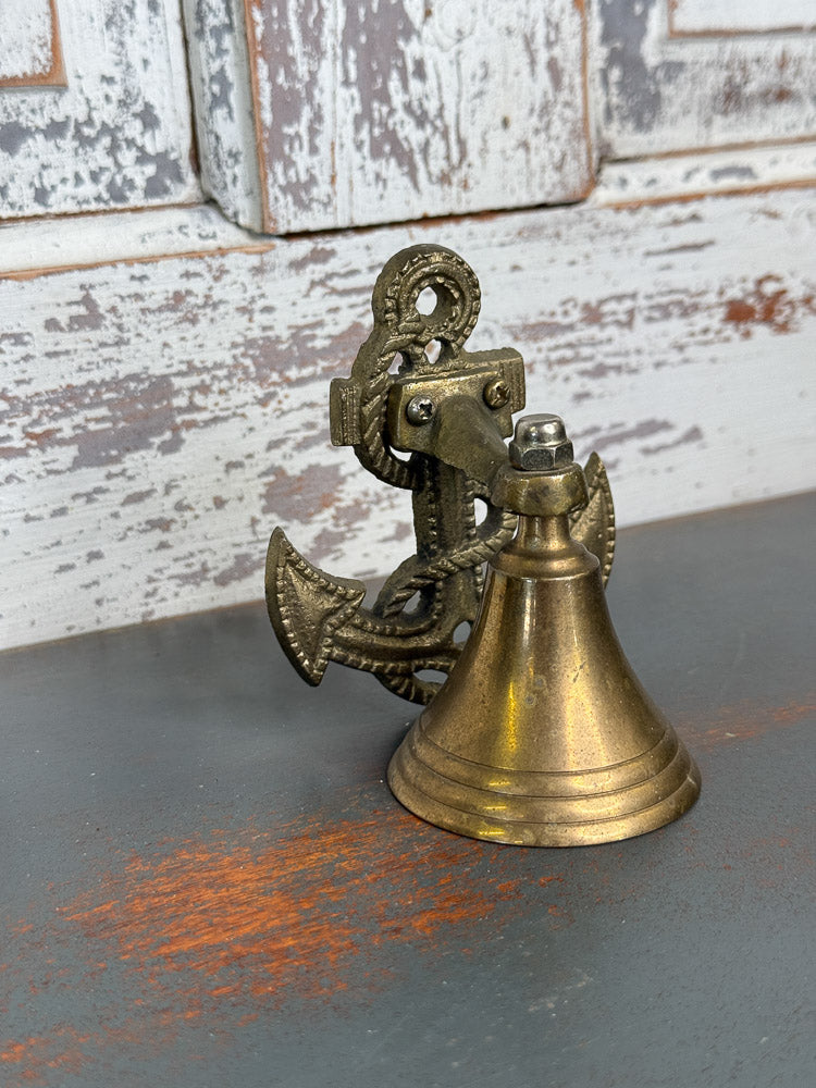 Vintage Seaside Brass Anchor Door Knocker (C2)