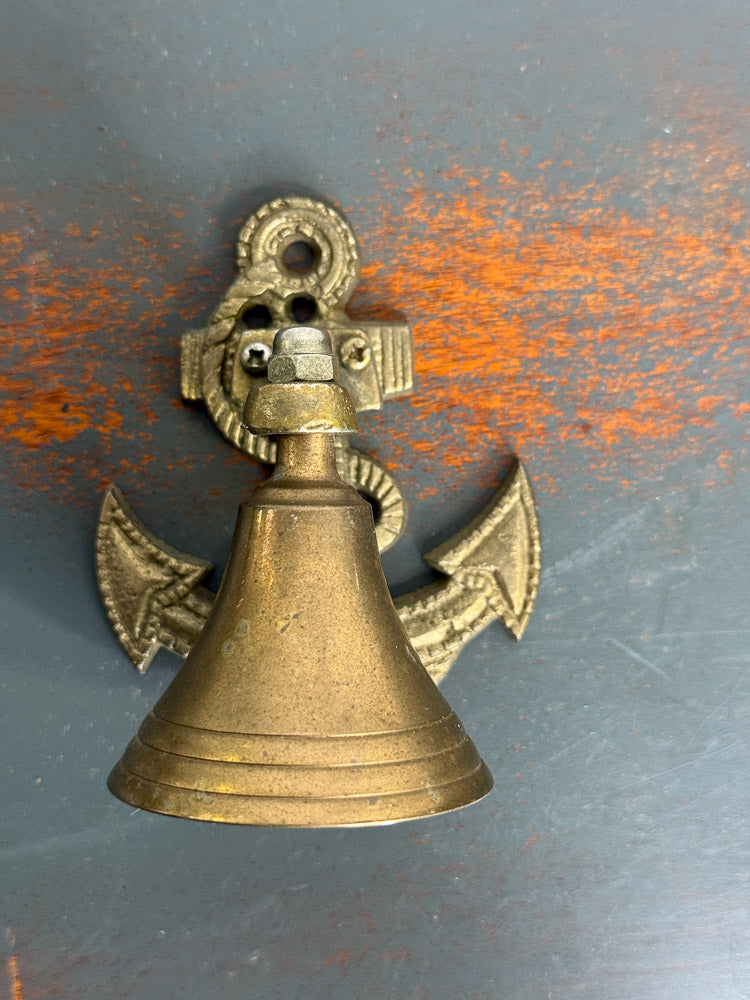 Vintage Seaside Brass Anchor Door Knocker (C2)