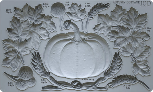 Autumn Cottage IOD 6x10 Decor Moulds™