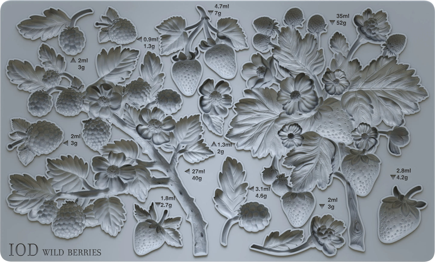 WILD BERRIES 6X10 IOD MOULD™