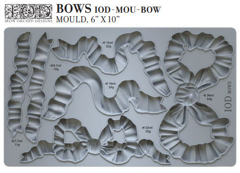 Bows IOD 6x10 Decor Moulds™