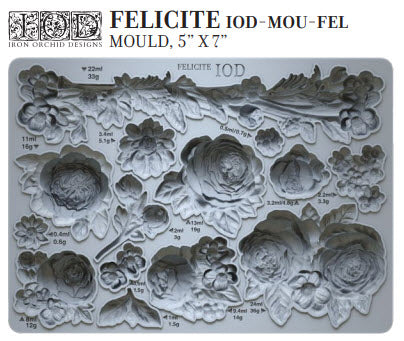 Felicite IOD 5x7 Decor Moulds™