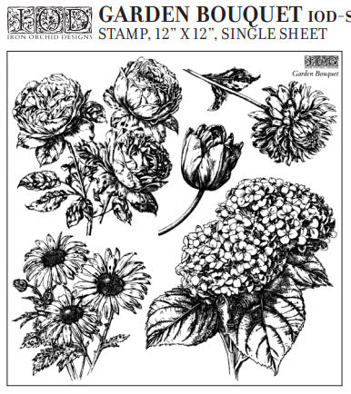 Garden Bouquet 12x12 Decor Stamp™