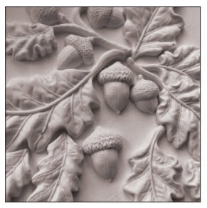 Oak Leaves and Acorns IOD 6x10 Decor Moulds™