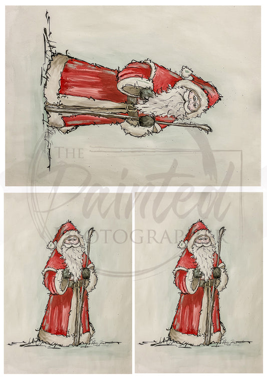 Lea's Father Christmas Multiple Sheet - Connie's Rice Paper