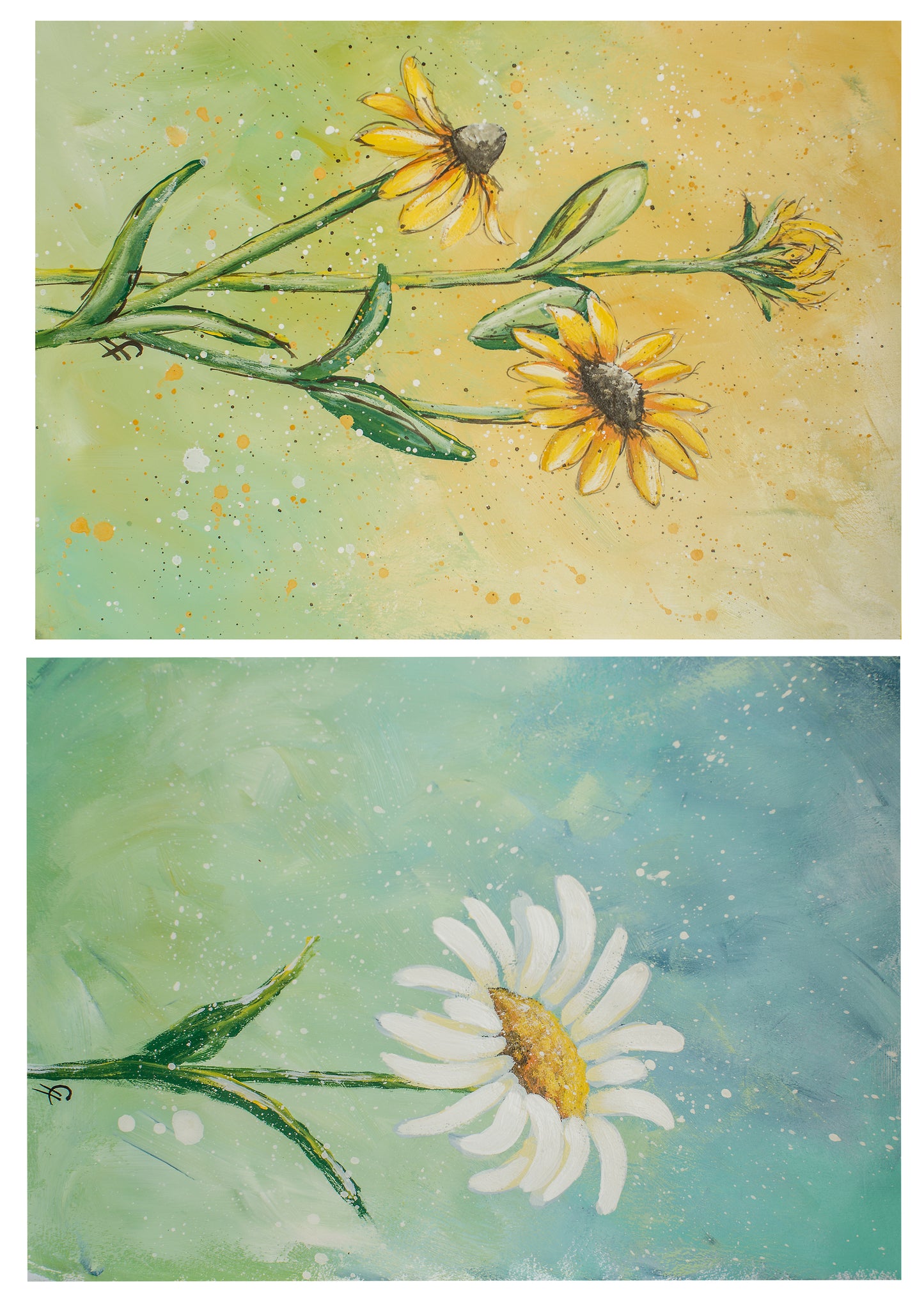 Show Off and Whoops a Daisy 5x7's - Connie's Rice Paper