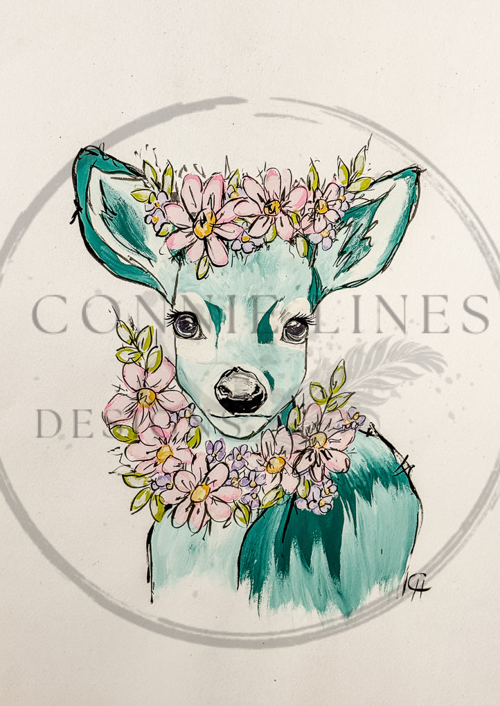 Spring Doe  - Connie's Rice Paper