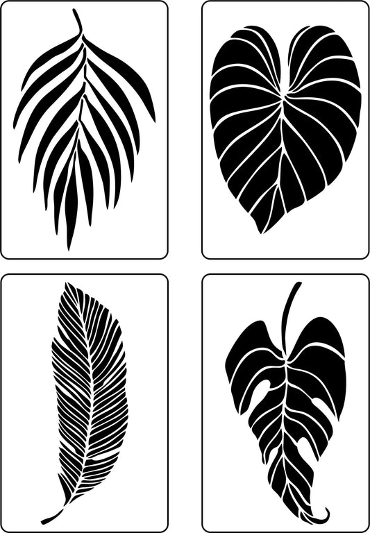 Tropical Leaves 1 - JRV Stencil