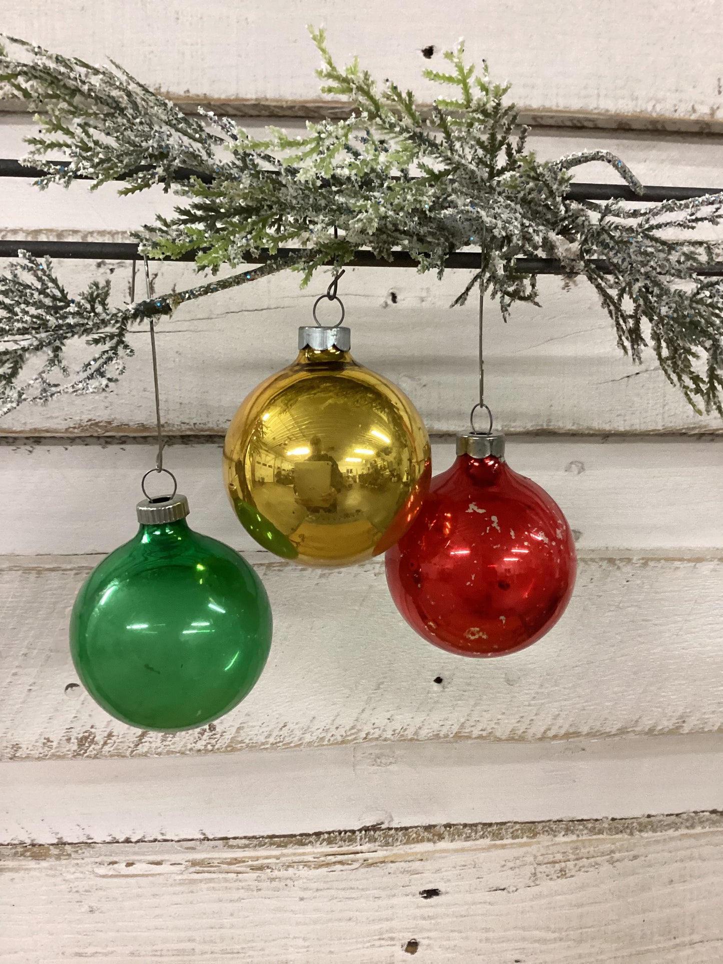 Shiny Bright Vintage Ornaments - Mixed Colors