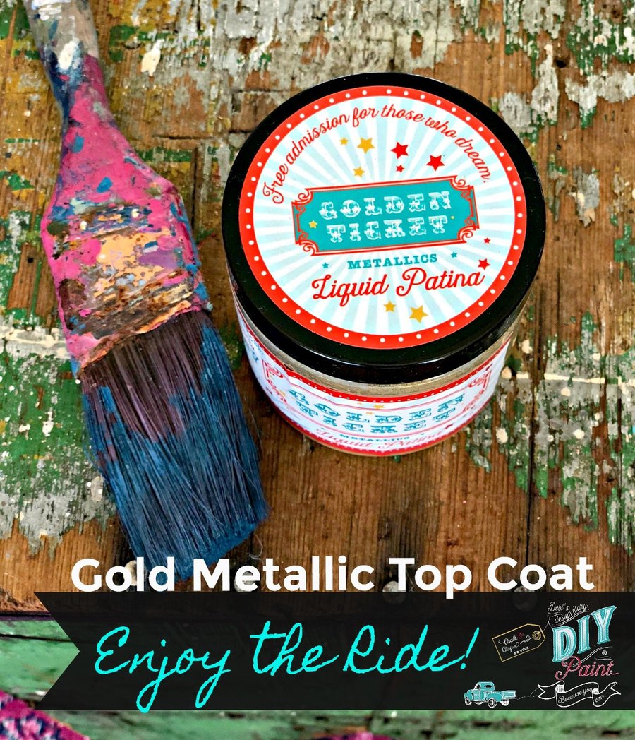Golden Ticket Liquid Patina | DIY Paint