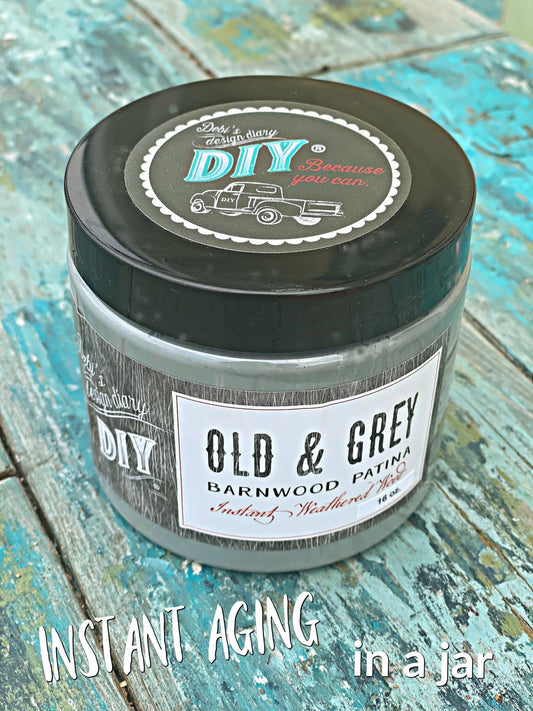 Old and Grey Barnwood Patina | DIY Paint